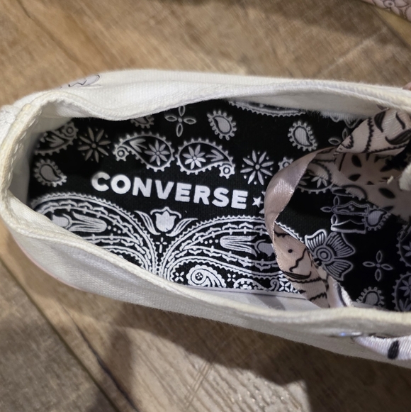 Mikey Cyrus X Converse Colab AMAZING Pink Paisley - Picture 5 of 8